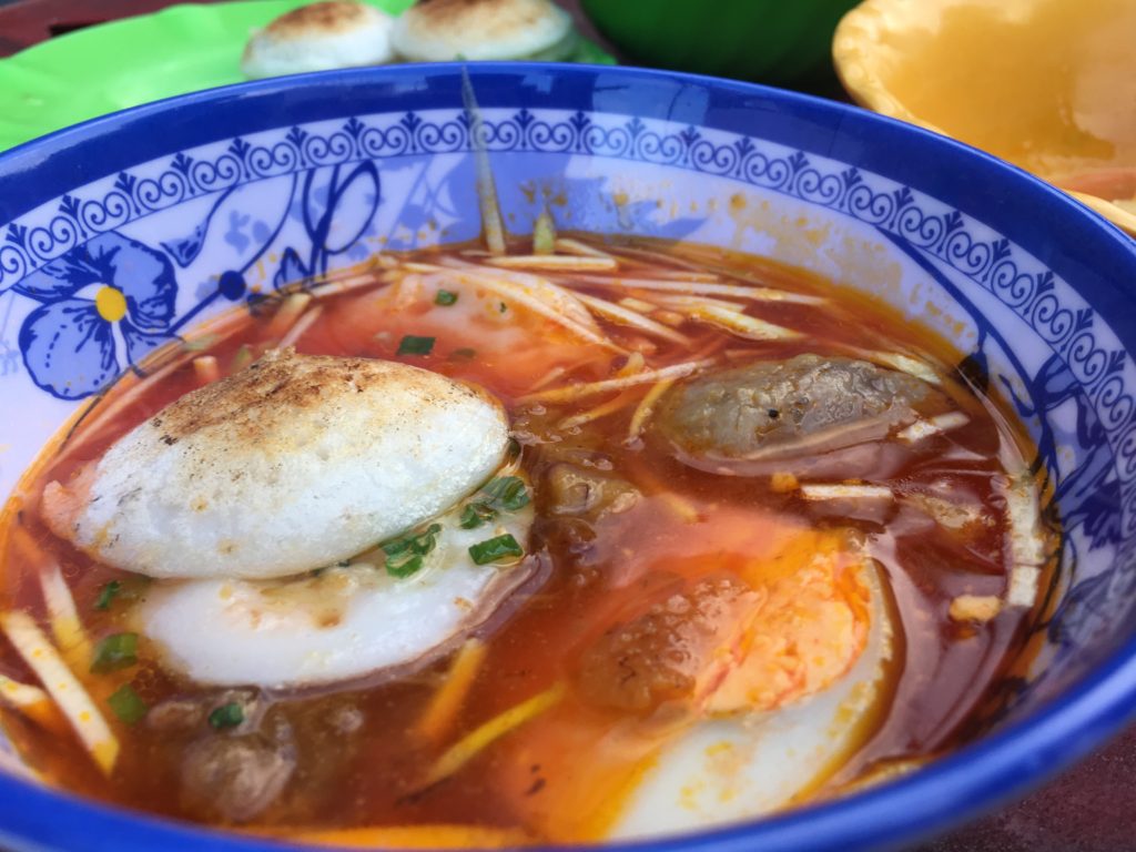 甘辛スープで食べるバンカン